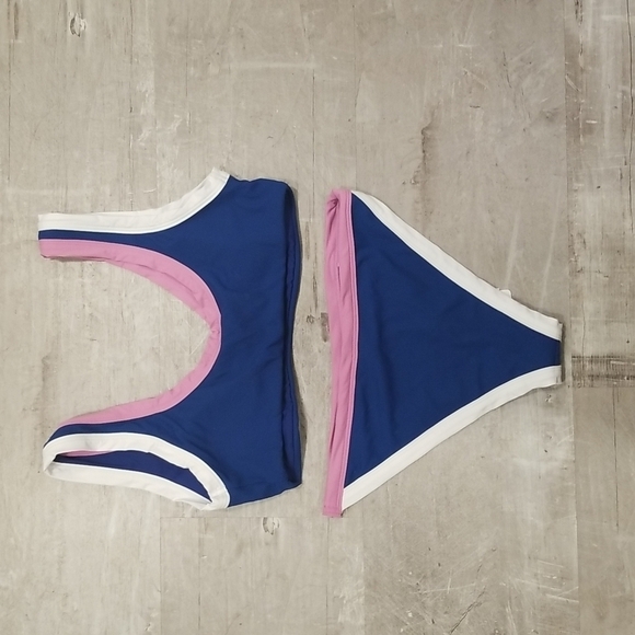 💕L*SPACE💕 Ribbed Sporty Bikini (Lala Top + Vacay Classic Bottom) Large L NWT - Picture 11 of 14